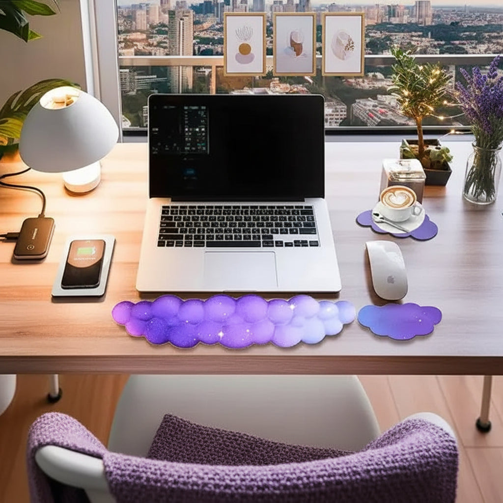 Non-Slip Silicone Keyboard Wrist Rest - Neutral Office