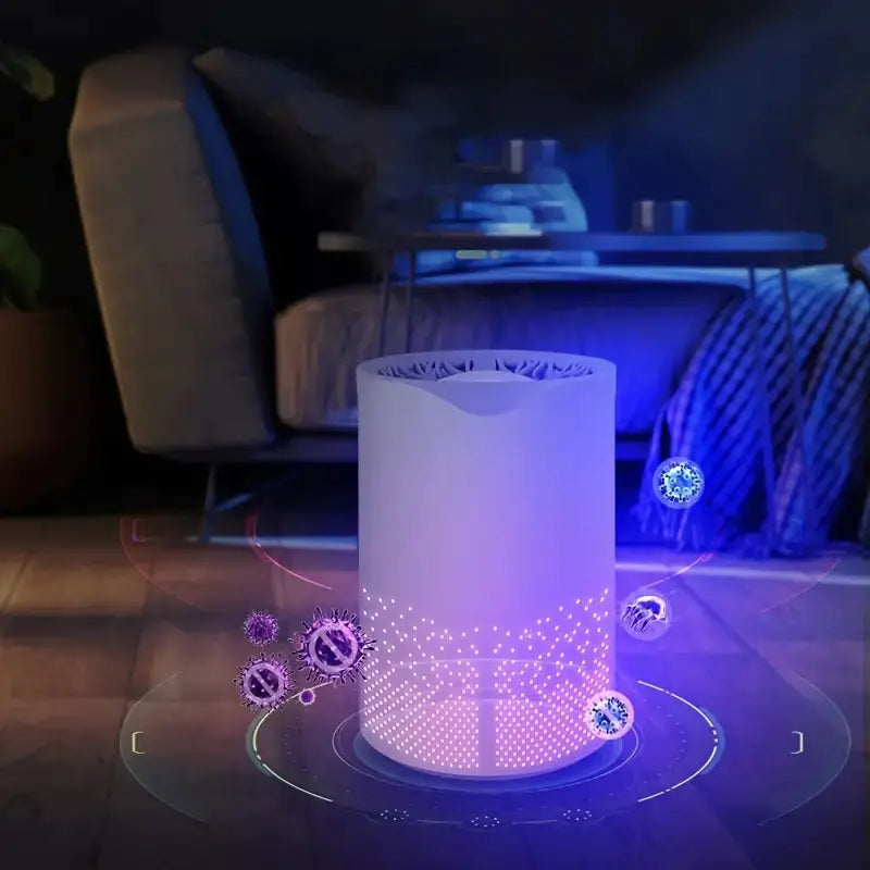 Portable Air Purifier for Smoke and Dust - Neutral Office