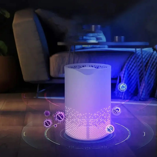 Portable Air Purifier for Smoke and Dust - Neutral Office