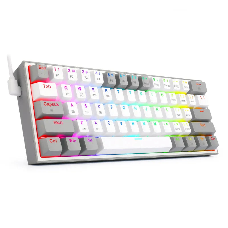 Minimal RGB Light Keyboard - Neutral Office