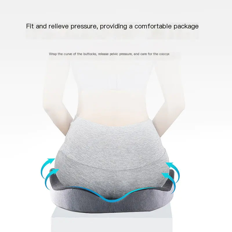 3D Memory Foam Hollow Office Chair Cushion - Neutral Office