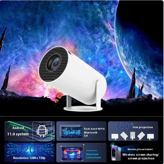 1080P Cine Beam Projector for Home - Neutral Office
