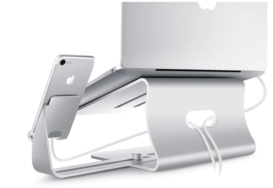 Portable Mini Laptop Stand With USB - Neutral Office