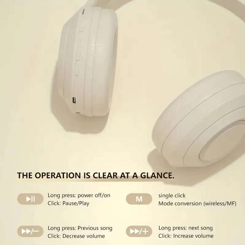 Wireless Portable Noise Reduction Headset - Neutral Office