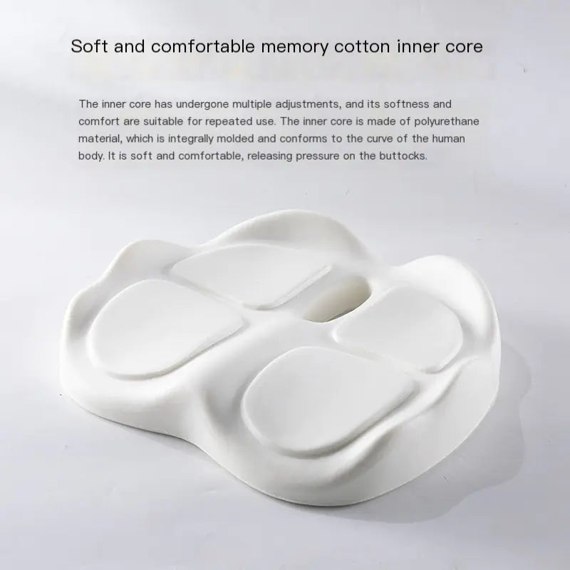 3D Memory Foam Hollow Office Chair Cushion - Neutral Office