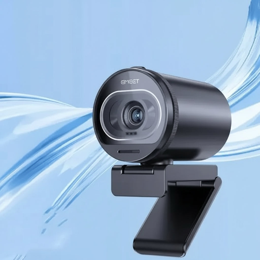 4K Portable Mini Broadcast Webcam - Neutral Office